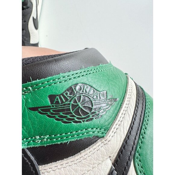 NIKE Air Jordan 1 Retro High Pine Green Sail Black Sneakers, Size 9 - Picture 9 of 16